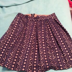 Blue and bronze/gold skirt from Francesca’s